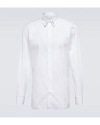 Givenchy - Camisa en popelin de algodon - Lyst