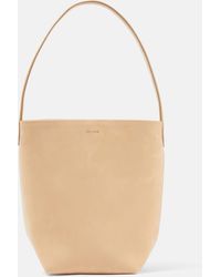 The Row - Park N/s Small Leather Tote Bag - Lyst