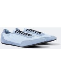 Prada - Sneakers Collapse Aus Re-Nylon Und Veloursleder - Lyst