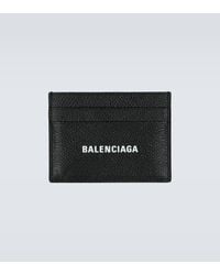 Balenciaga - Cash Leather Card Holder - Lyst