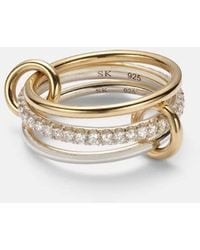 Spinelli Kilcollin - Tigris Sg 18Kt And Sterling Ring With Diamonds - Lyst