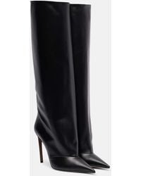 Dolce & Gabbana - Leather Knee-High Boots - Lyst
