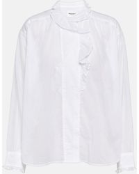 Isabel Marant - Pamias Ruffled Cotton Blouse - Lyst