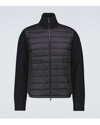 Moncler Maglione Tricot Cardigan in Blue for Men | Lyst