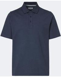 Canali - Cotton Polo Shirt - Lyst