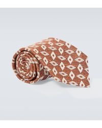 Kiton - Silk And Linen Tie - Lyst
