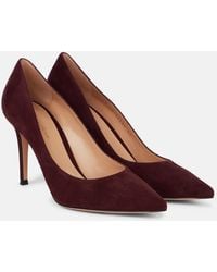 Gianvito Rossi - Gianvito 85 Suede Pumps - Lyst