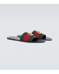 Gucci - Riviera Double G Slides - Lyst