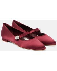 Manolo Blahnik - Ballerine Mary Jane Marijanaflat - Lyst