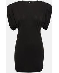 Wardrobe NYC - Ruched Jersey Minidress - Lyst