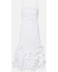 Jonathan Simkhai - Robe Mi-Longue En Coton - Lyst