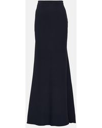Valentino - High-Rise Silk Maxi Skirt - Lyst