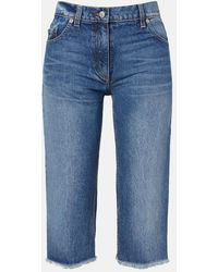 Magda Butrym - Faded Capri Jeans - Lyst