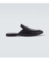 Gucci - Jordaan Leather Mules - Lyst