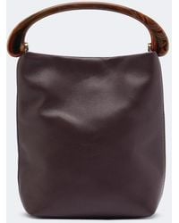 Dries Van Noten - Small Leather Top-Handle Bag - Lyst