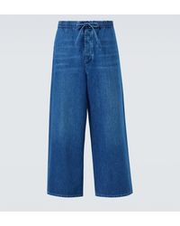 Loewe - Paula's Ibiza Cropped Wide-Leg Jeans - Lyst