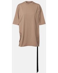 Rick Owens - Oversized Cotton Jersey T-Shirt - Lyst