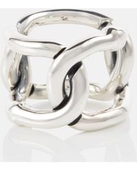 Bottega Veneta - Chains Sterling Silver Ring - Lyst