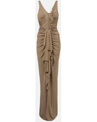 Christopher Esber - Salacia Draped Jersey Maxi Dress - Lyst