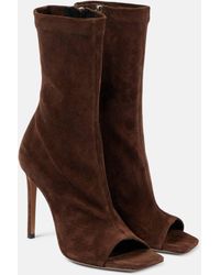 Paris Texas - Amanda Suede Ankle Boots - Lyst