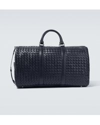 Bottega Veneta - Intrecciato Leather Duffle Bag - Lyst