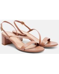 Gianvito Rossi - Betsey 45 Leather Sandals - Lyst