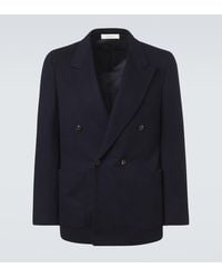 Umit Benan - William Double-Breasted Cashmere Blazer - Lyst