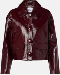 Self-Portrait - Self Portrait Leather Jacket - Lyst