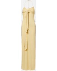 Loewe - Paula's Ibiza Crepe Jersey Maxi Dress - Lyst
