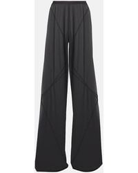 Rick Owens - Farrah Bias Crepe Jersey Wide-Leg Pants - Lyst