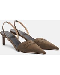 Tom Ford - Slingback-Pumps Eva 55 Aus Veloursleder - Lyst