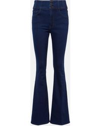 Veronica Beard - Jean flare Beverly a taille haute - Lyst