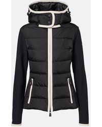 Moncler - Daunenjacke Aus Strick - Lyst
