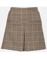 Veronica Beard - Pavaline Houndstooth Miniskirt - Lyst