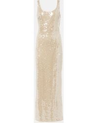 Jonathan Simkhai - Bex Sequined Maxi Dress - Lyst