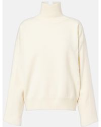 Jil Sander - Wool And Cotton-Blend Turtleneck Sweater - Lyst