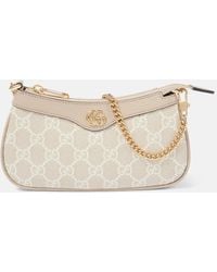 Gucci - Ophidia Mini Leather-Trimmed Shoulder Bag - Lyst
