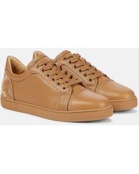 Christian Louboutin - Fun Vieira Leather Sneakers - Lyst