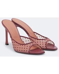 AMINA MUADDI - Alexa Polka-Dot Mules - Lyst