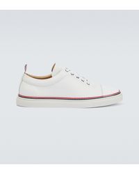 Thom Browne Sneakers aus Leder - Weiß