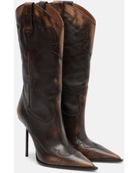 Paris Texas - Lidia 105 Leather Mid-Calf Boots - Lyst