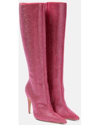 Magda Butrym - Embellished Leather Knee-high Boots - Lyst