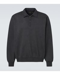 RRL - Cotton Half-Zip Sweatshirt - Lyst