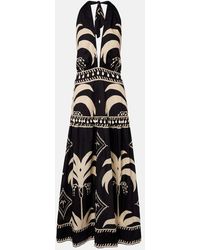 Johanna Ortiz - Printed Cotton Maxi Dress - Lyst