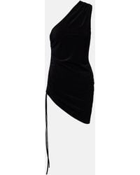 Balmain - Ruched One-Shoulder Minidress - Lyst