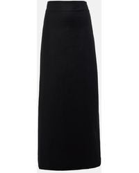 Adriana Degreas - Cotton-Blend Maxi Skirt - Lyst