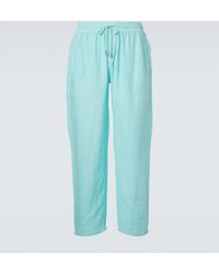 Vilebrequin - Linen Wide-Leg Pants - Lyst
