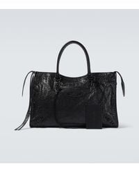 Balenciaga - Le City Leather Tote Bag - Lyst