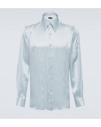 Tom Ford - Silk Charmeuse Shirt - Lyst