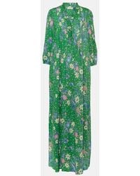 Diane von Furstenberg - Layla Printed Jersey Maxi Dress - Lyst